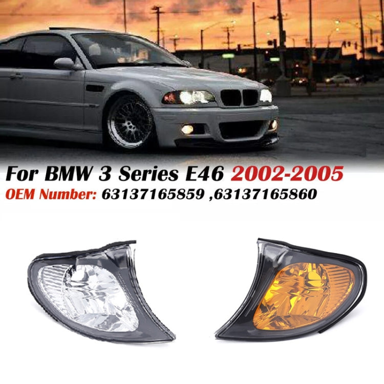 Per BMW Serie 3 E46 2002-2005, luci di direzione anteriori per parcheggio