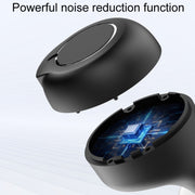 1 paio di apparecchi acustici semi-in-ear ricaricabili per anziani con amplificatore sonoro, Semi-In-Ear