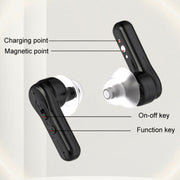 1 paio di amplificatori acustici per apparecchi acustici intrauricolari ricaricabili, In-Ear