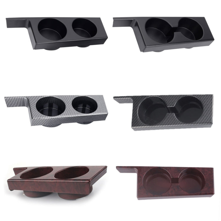 Per BMW Serie 5 E39/528i/530i/M5 Auto con guida a sinistra Controllo centrale Portabicchieri, Black, Carbon Grain, Rosewood Color, Black With groove, Carbon Grain With Groove, Rosewood Color With Groove