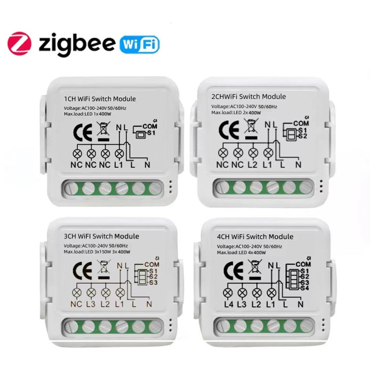 Modulo Smart Switch WiFi e Zigbee compatibile Alexa e Google