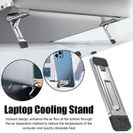 2 pezzi Supporto di raffreddamento invisibile per laptop, smartphone e tablet, 110034 Light Gray