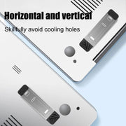 2 pezzi Supporto di raffreddamento invisibile per laptop, smartphone e tablet, 110034 Light Gray