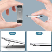 2 pezzi Supporto di raffreddamento invisibile per laptop, smartphone e tablet, 110034 Light Gray