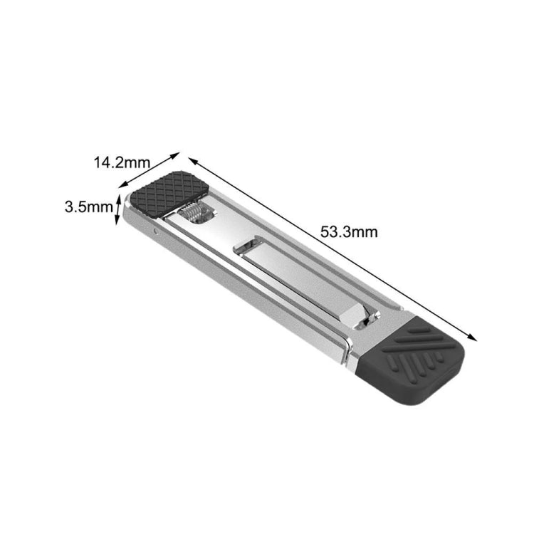 2 pezzi Supporto di raffreddamento invisibile per laptop, smartphone e tablet, 110034 Light Gray