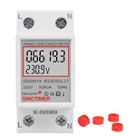 Misuratore energia monofase DDS6619 80A 230V DIN Rail
