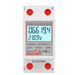 Misuratore energia monofase DDS6619 80A 230V DIN Rail