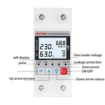 TUYA APP WiFi Smart Circuit Breaker Protezione da sovratensione, SINOTIMER SVP-688W-L, SINOTIMER SVP-688W