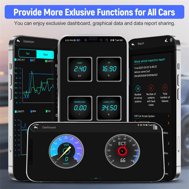 Scanner diagnostico del sistema completo per auto Bluetooth AUTOPHIX 3610 per VW / AUDI / SKODA / SEAT, 3610