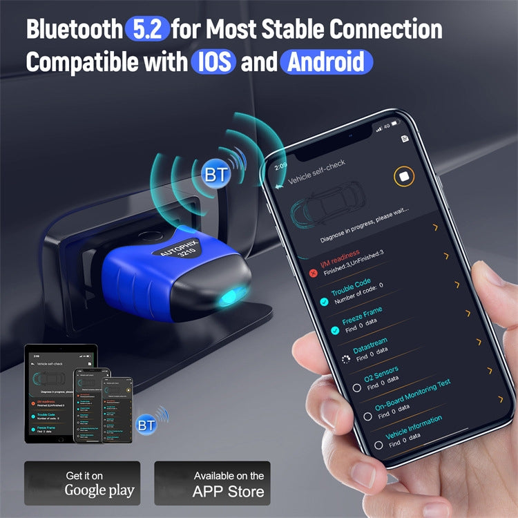 Scanner diagnostico del sistema completo per auto Bluetooth AUTOPHIX 3610 per VW / AUDI / SKODA / SEAT, 3610