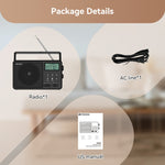 Radio digitale Retekess TR638 con Bluetooth e FM