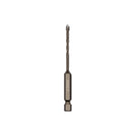 Punte da trapano in lega con gambo esagonale, flauto a spirale, piastrelle di vetro, driver a quattro bordi, 3mm, 4mm, 5mm, 6mm, 8mm, 10mm, 12mm