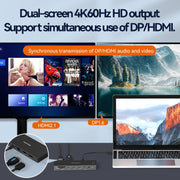 Stazione di docking Blueendless 12 in 1 HDMI 8K e DP