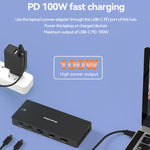 Stazione di docking Blueendless 12 in 1 HDMI 8K e DP