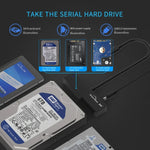 Adattatore USB 3.0 a SATA per dischi 2,5/3,5 pollici