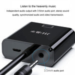 Cavo adattatore JINGHUA HDMI a VGA convertitore video per laptop, No Audio Black, No Audio White, With Audio White, With Audio Black