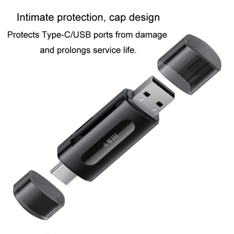 Lettore schede SD e TF USB 2.0 Type-C 2 in 1
