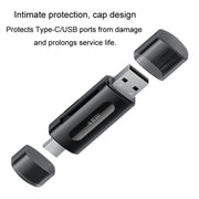 Lettore multifunzione per lettore di schede JINGHUA Type-C / USB 2.0 TF+SD 2 in 1