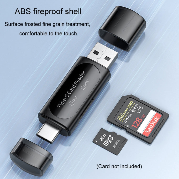 Lettore schede SD e TF USB 2.0 Type-C 2 in 1