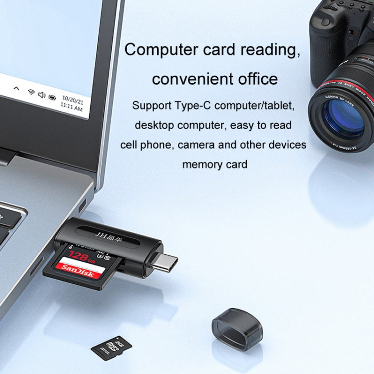 Lettore schede SD e TF USB 2.0 Type-C 2 in 1