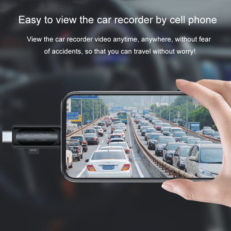 Lettore schede SD e TF USB 2.0 Type-C 2 in 1