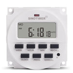 Interruttore timer digitale programmabile settimanale 7 giorni TM