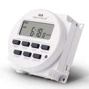 Interruttore timer elettronico digitale programmabile settimanale 7 giorni, SINOTIMER TM618N-1 110V, SINOTIMER TM618N-2 220V, SINOTIMER TM618N-3 24V, SINOTIMER TM618N-4 12V, SINOTIMER TM618N-6V