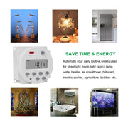 SINOTIMER CN101A 5V 16A Timer digitale LCD Interruttore Timer programmabile Controller, 5V