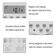SINOTIMER CN101A 5V 16A Timer digitale LCD Interruttore Timer programmabile Controller, 5V