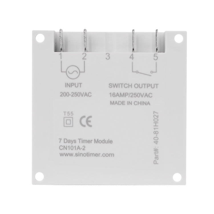 Timer digitale programmabile SINOTIMER CN101A 5V 16A