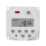 Timer digitale LCD a intervalli di 1 secondo, relè programmabile per 7 giorni alla settimana, SINOTIMER CN101S-110V, SINOTIMER CN101S-2 220V, SINOTIMER CN101S-3 24V, SINOTIMER CN101S-4 12V, SINOTIMER CN101S-5V