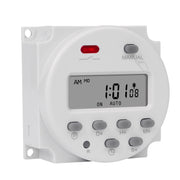 Timer digitale LCD a intervalli di 1 secondo, relè programmabile per 7 giorni alla settimana, SINOTIMER CN101S-110V, SINOTIMER CN101S-2 220V, SINOTIMER CN101S-3 24V, SINOTIMER CN101S-4 12V, SINOTIMER CN101S-5V
