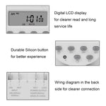 Timer digitale programmabile SINOTIMER CN101S 1s-7gg