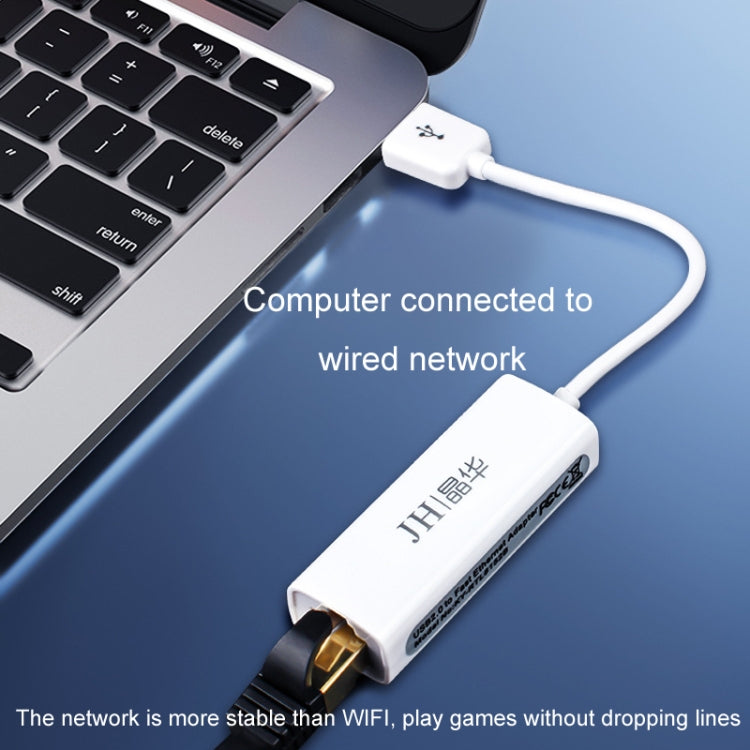 JINGHUA Z310 USB2.0 a RJ45 100Mbps Scheda di rete Interfaccia di rete Scheda di rete per laptop Driver gratuito