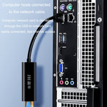 JINGHUA Z310 USB2.0 a RJ45 100Mbps Scheda di rete Interfaccia di rete Scheda di rete per laptop Driver gratuito
