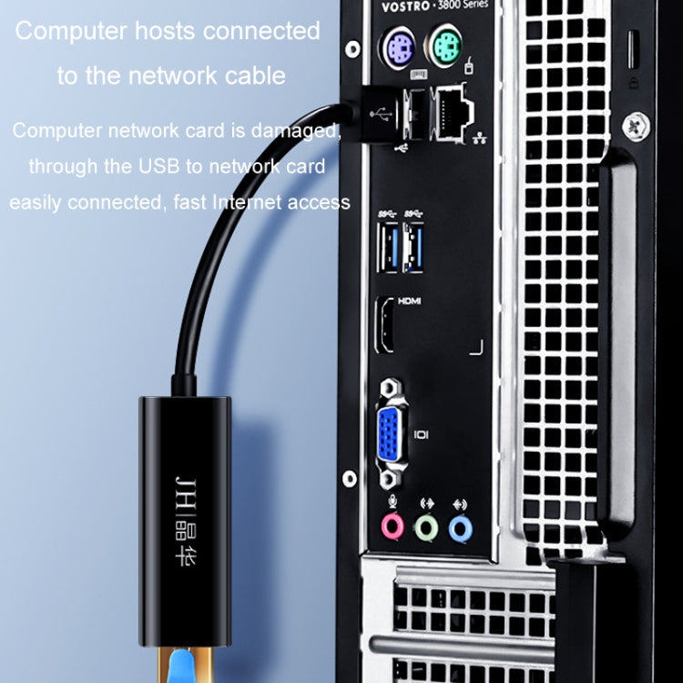 JINGHUA Z310 USB2.0 a RJ45 100Mbps Scheda di rete Interfaccia di rete Scheda di rete per laptop Driver gratuito