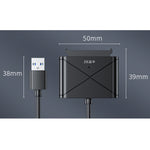 Cavo adattatore JINGHUA USB3.0 a SATA HDD per disco rigido esterno HDD SSD da 2,5/3,5 pollici