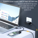 Cavo adattatore JINGHUA USB3.0 a SATA HDD per disco rigido esterno HDD SSD da 2,5/3,5 pollici