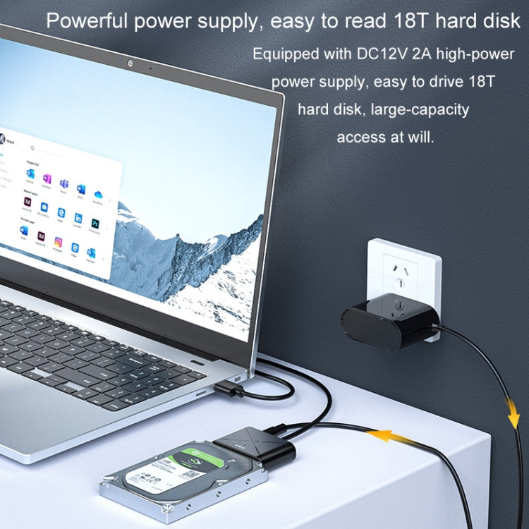 Cavo adattatore JINGHUA USB3.0 a SATA HDD per disco rigido esterno HDD SSD da 2,5/3,5 pollici