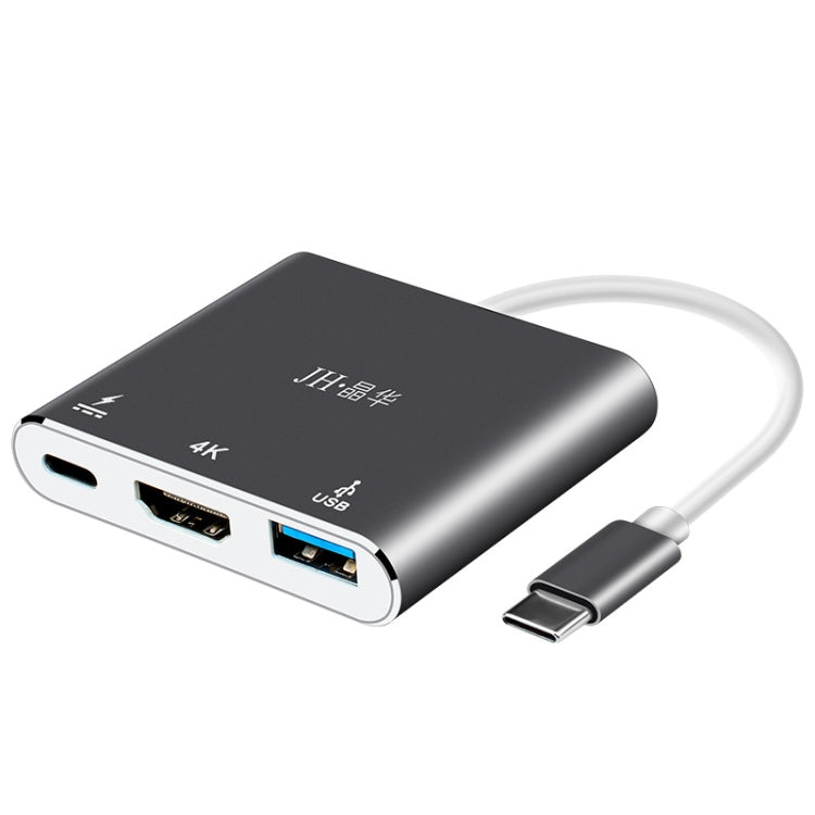 Docking Station 3 in 1 Tipo-C con HDMI 4K e USB 3.0