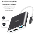 Docking Station 3 in 1 Tipo-C con HDMI 4K e USB 3.0