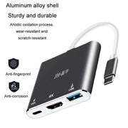 JINGHUA Z330 3 in 1 Docking Station Tipo-C Adattatore HDMI 4K Convertitore di interfaccia USB3.0