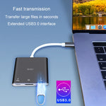 Docking Station 3 in 1 Tipo-C con HDMI 4K e USB 3.0
