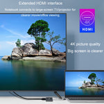 Docking Station 3 in 1 Tipo-C con HDMI 4K e USB 3.0