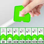 2 set raschietto per colla multifunzionale raschietto per cuciture in silicone