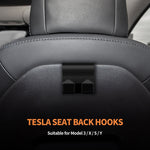 Per Tesla Model 3/Y 2 pezzi gancio in plastica per poggiatesta sedile posteriore