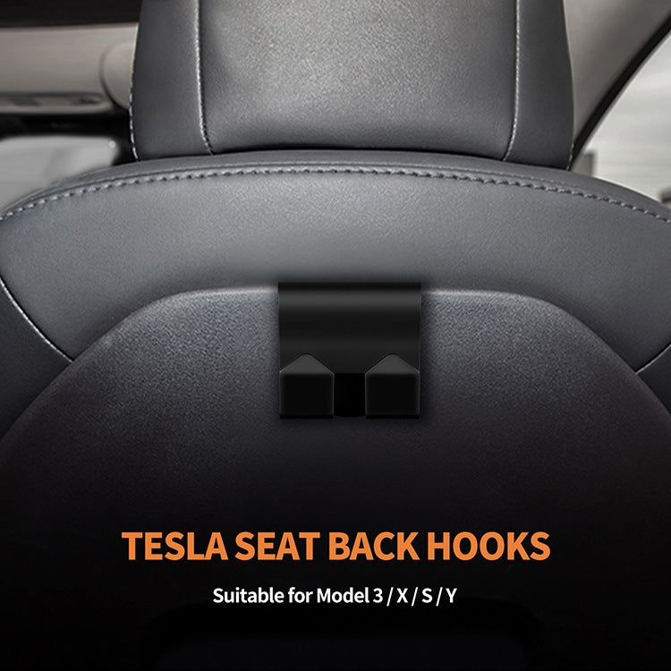 Per Tesla Model 3/Y 2 pezzi gancio in plastica per poggiatesta sedile posteriore