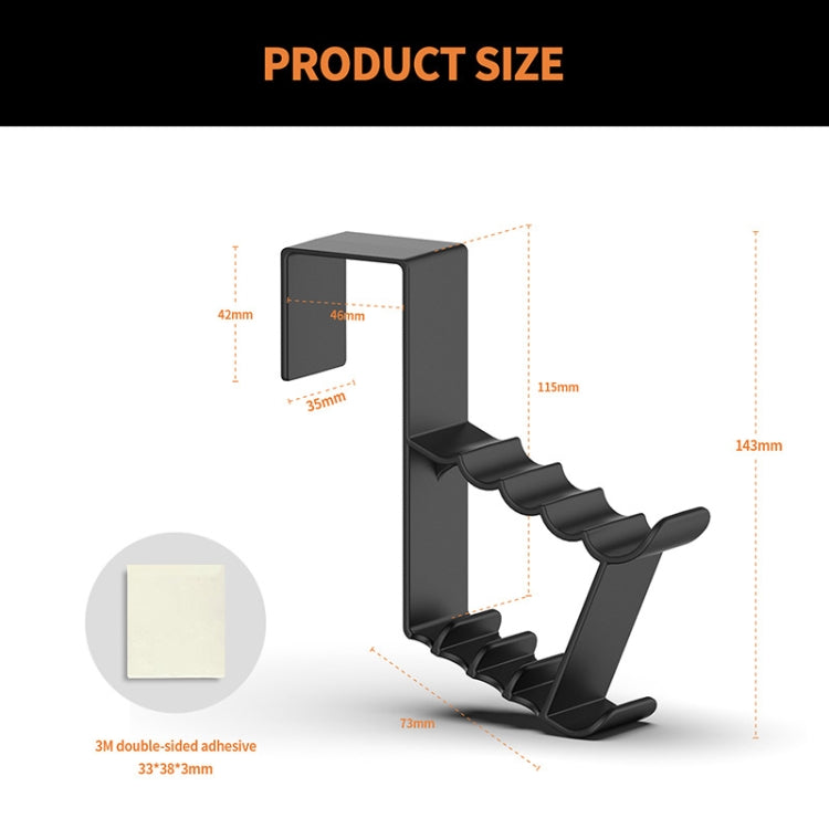 2 pezzi gancio per cappotti e cappelli senza chiodi e senza tracce