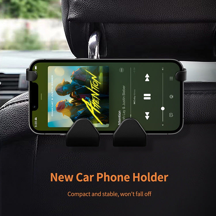 2 pezzi gancio decorativo per auto supporto per cellulare