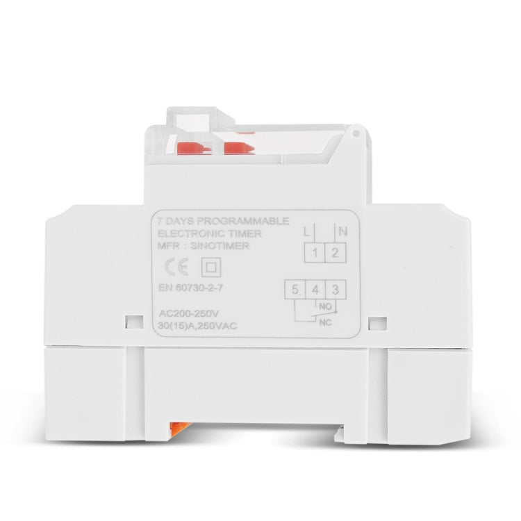 Interruttore timer digitale programmabile da 30 A. Controller di temporizzazione del ciclo automatico, SINOTIMER TM919B-1 110V, SINOTIMER TM919B-2 220V, SINOTIMER TM919B-3 24V, SINOTIMER TM919B-4 12V, SINOTIMER TM919B-5V, SINOTIMER TM919BK 85-265V AC